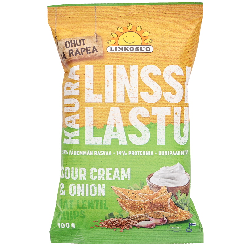 Kaura & Linssilastu Kermaviili Sipuli - 24% alennus