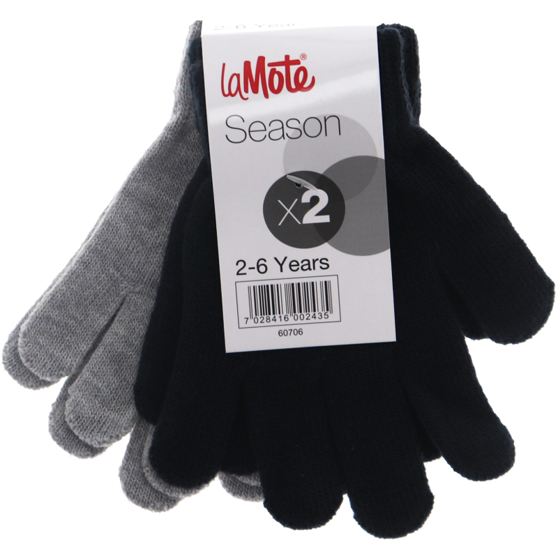 Sormikkaat Harmaa & Navy 2-6 Vuotta 2kpl - 33% alennus