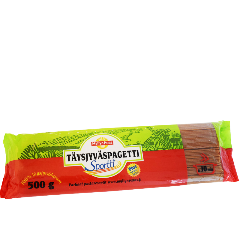 Täysjyväspagetti Sportti - 25% alennus