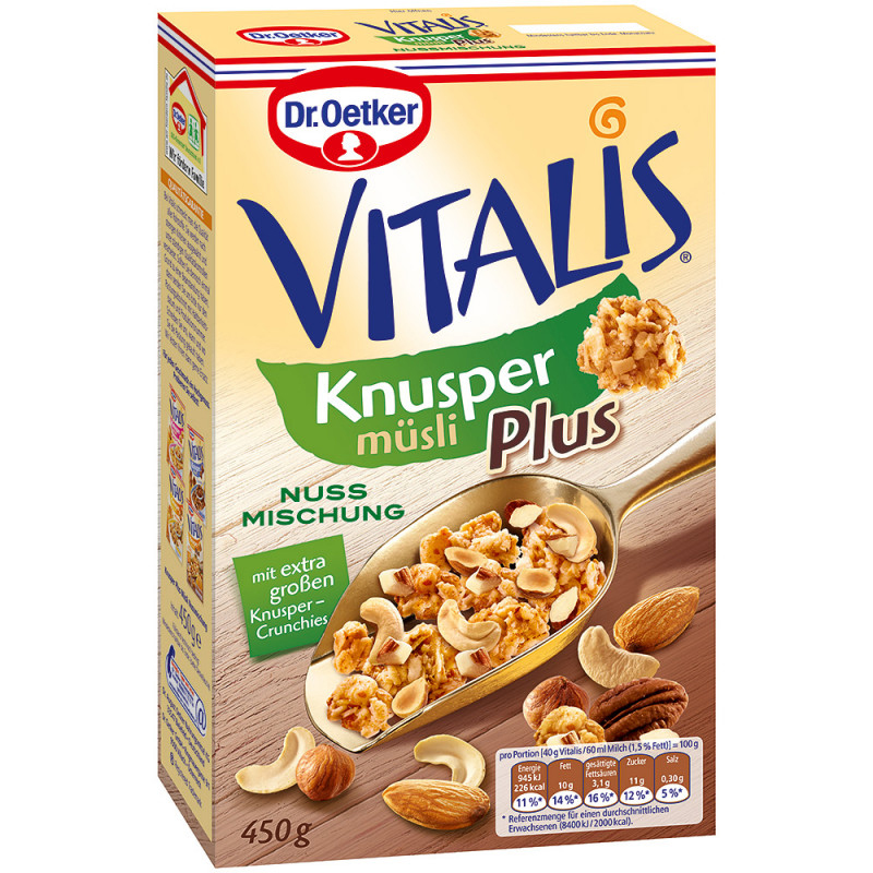 Mysli, pähkinämix 450 g - 60% alennus