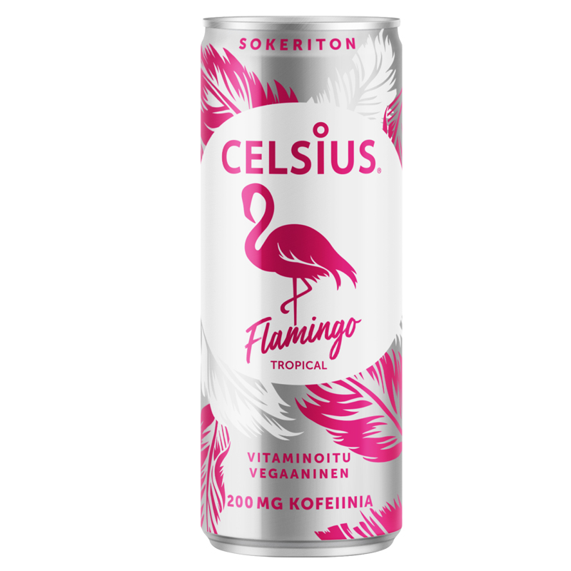 Celsius Flamingo Tropical - 39% alennus