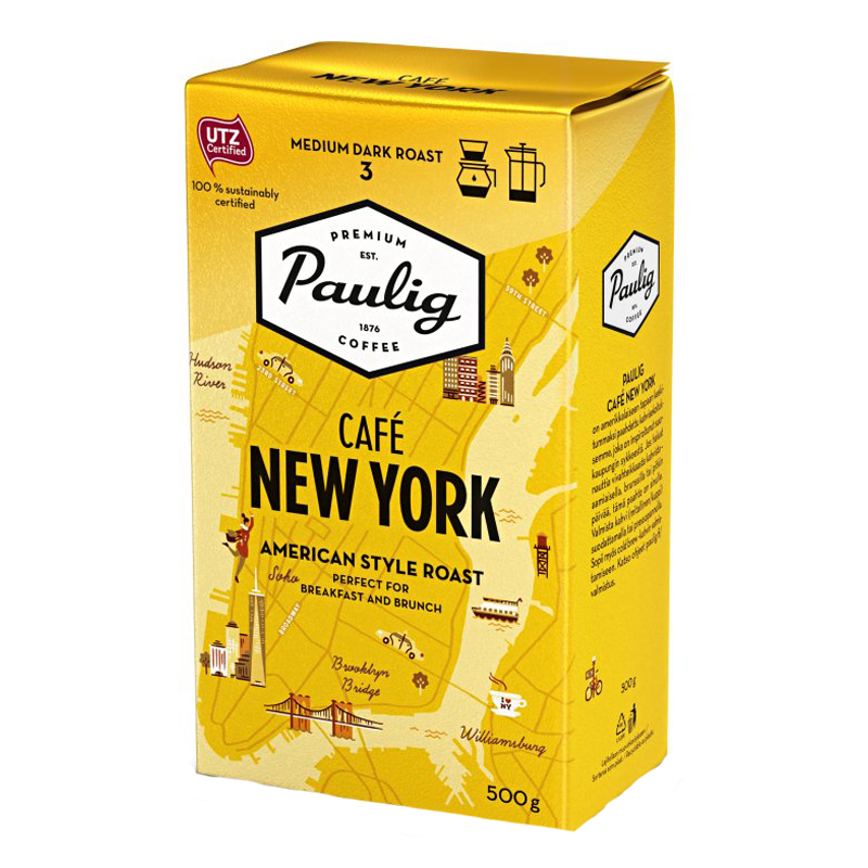 Hienojauhettu kahvi Café New York - 30% alennus