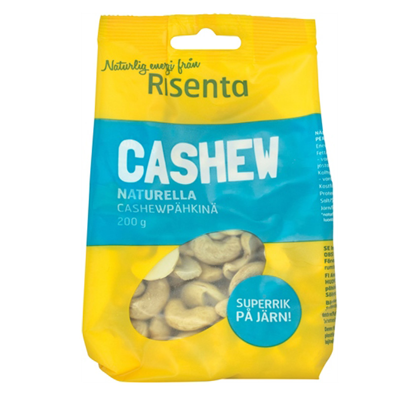 Cashewpähkinät 200g - 19% alennus