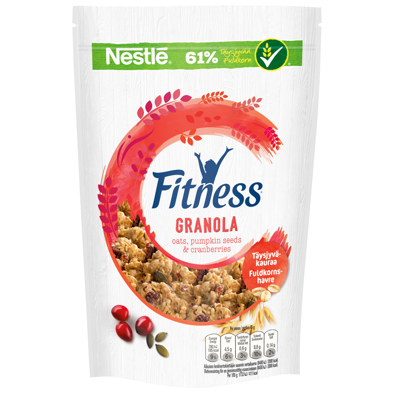 Granola "Oats, Pumpkin Seeds & Cranberries" 300g - 29% alennus