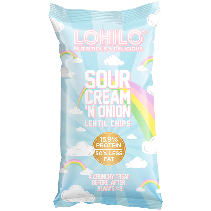 Linssisipsit Sourcream & Onion - 60% alennus