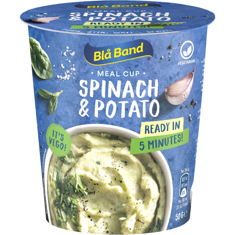 Meal Cup Spinach & Potato - 32% alennus