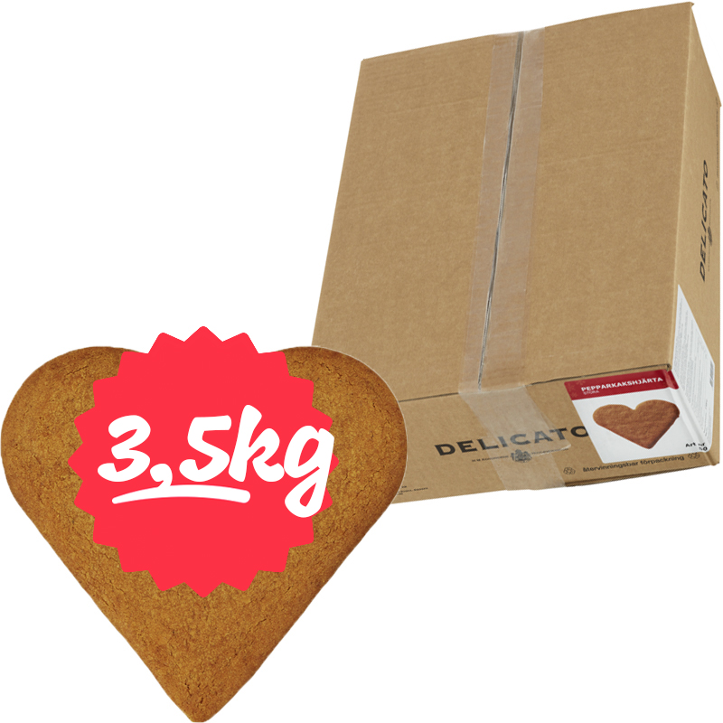 Piparkakkusydämet 3,5kg - 40% alennus