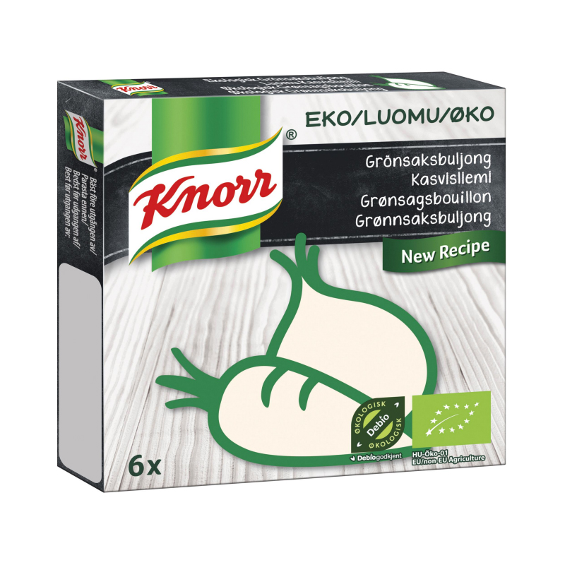 Luomu Kasvisliemikuutiot 6 x 11g - 48% alennus