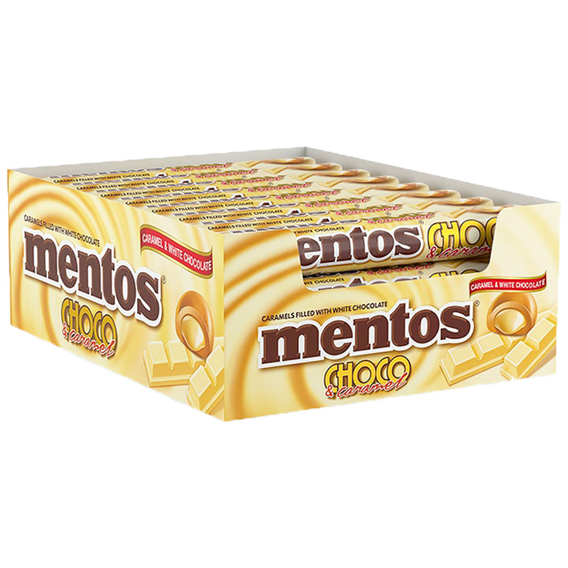 Mentos Choco White 24kpl - 30% alennus