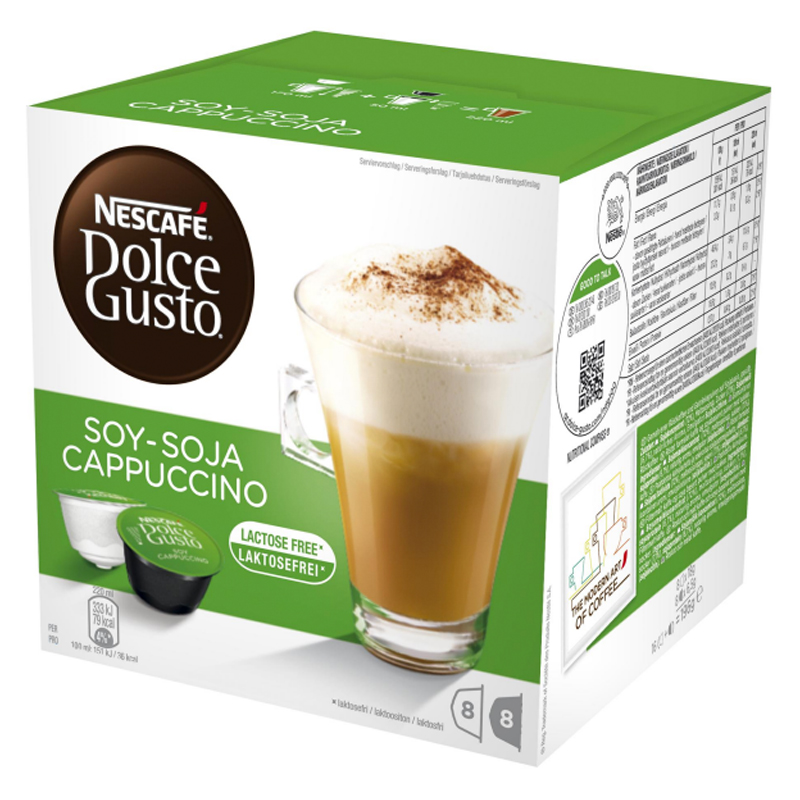 Kahvikapselit Soija Cappuccino 16 kpl - 46% alennus