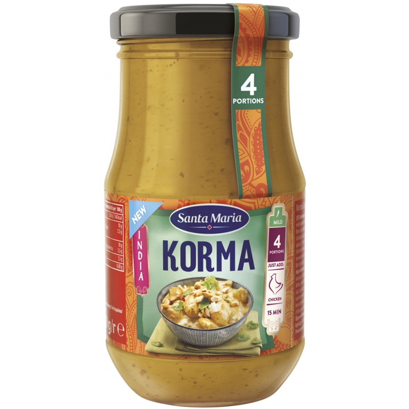 "Korma" Kastike 350g - 43% alennus