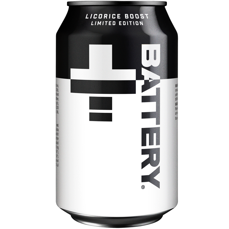Energiajuoma Battery Licorice - 51% alennus