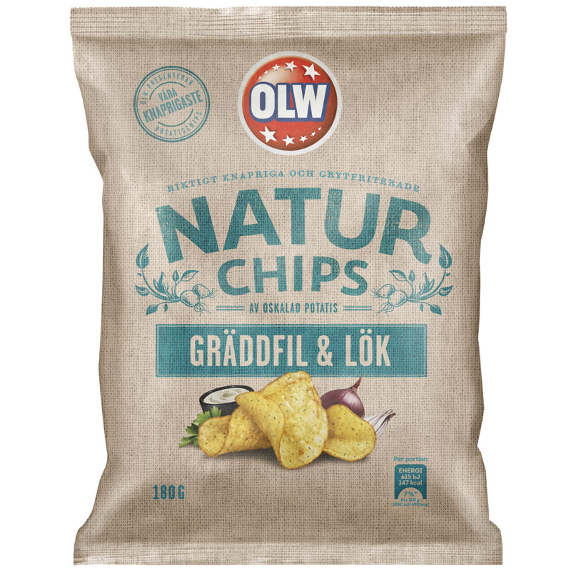 Naturchips, Kermaviili & Sipuli 180g - 57% alennus