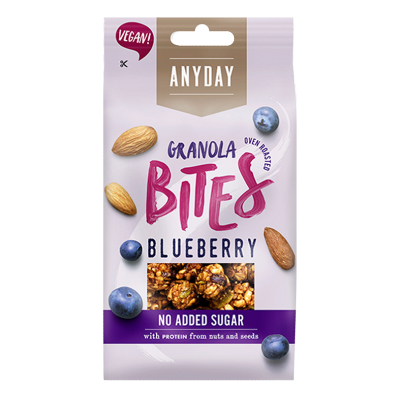 Granola Bites Blueberry 35g - 37% alennus