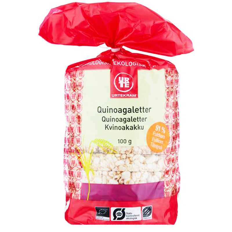 Täysjyväkakut "Quinoa" 100 g - 55% alennus