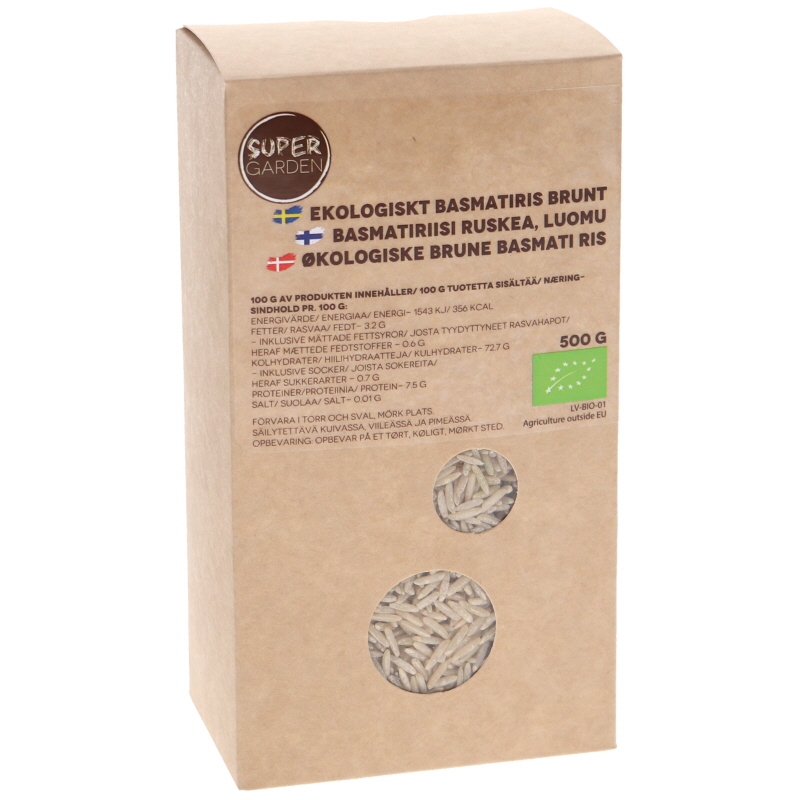 Basmatiriisi Ruskea 500 g - 22% alennus