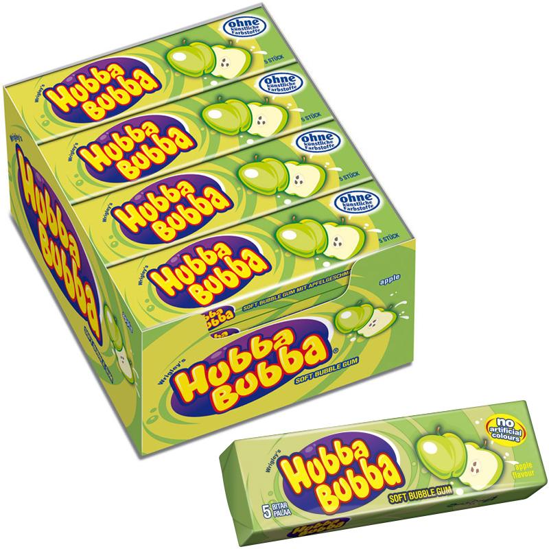 Hubba Bubba Omena Purukumi 20kpl - 38% alennus
