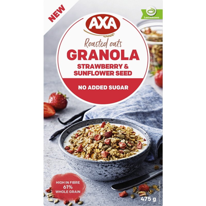 Granola Mansikka & Mustaherukka - 20% alennus