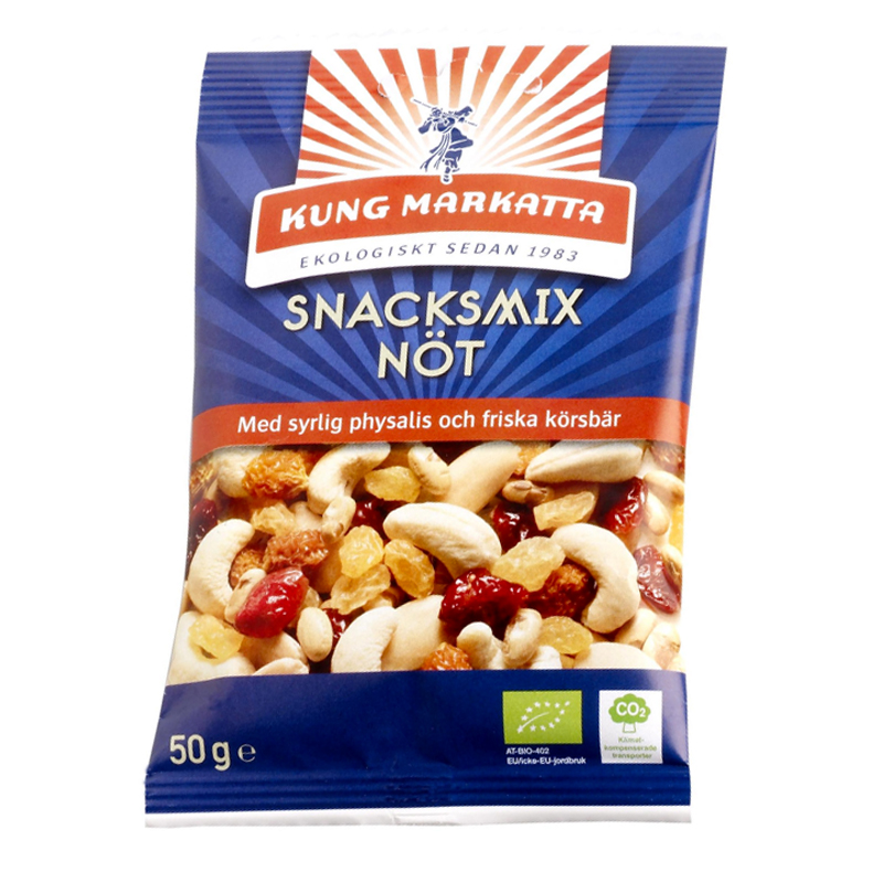 Välipalasekoitus Ananaskirsikka, Kirsikka & Pähkinät 50 g - 60% alennus