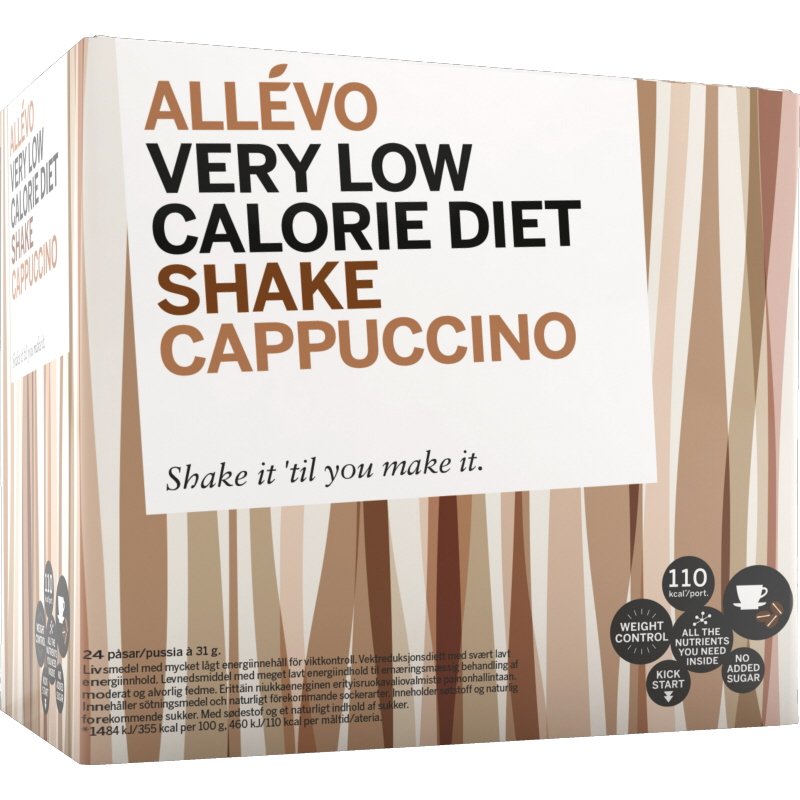 Ateriakorvike Shake Cappuccino VLCD 24-kpl - 24% alennus
