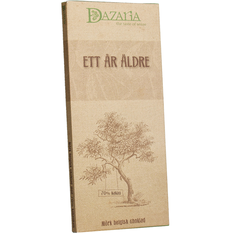 Tumma suklaa ”Ett År Äldre” 90g - 90% alennus