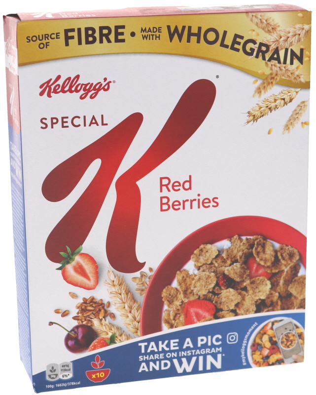 Special K Red Berries, Aamiaismurot 300g - 38% alennus
