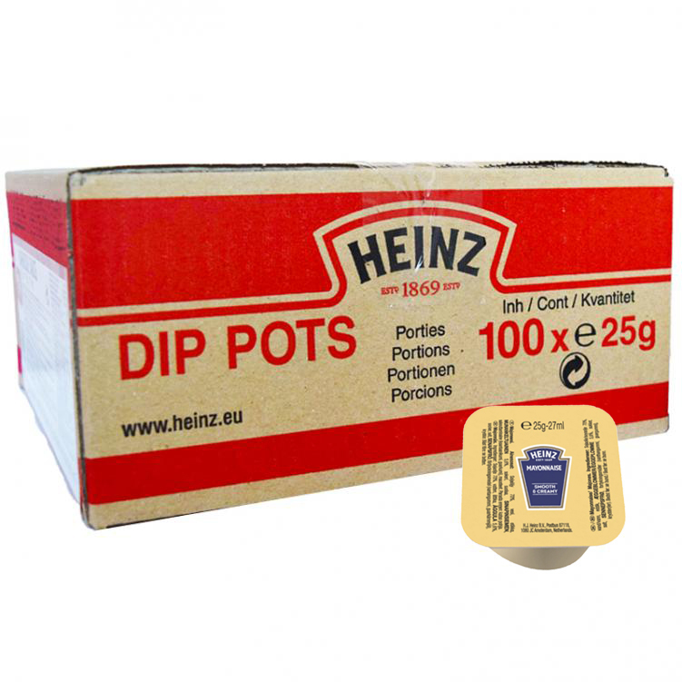 Kokonainen Laatikko Majoneesi 100 x 25g - 43% alennus