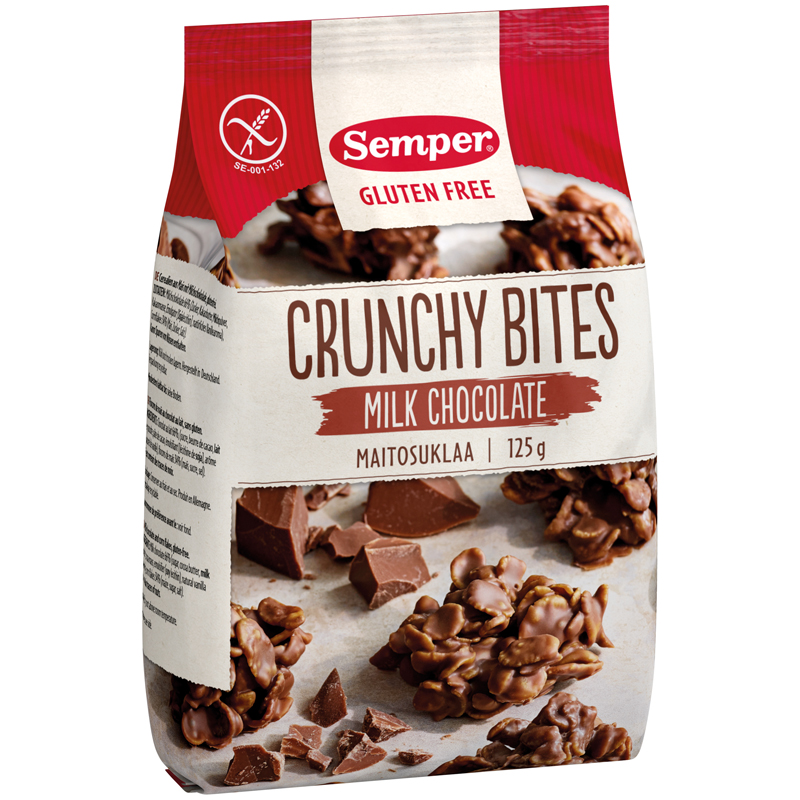 Crunchy Bites Maitosuklaa - 37% alennus