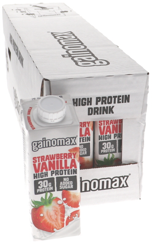 Proteiinijuomat Mansikka & Vanilja 16kpl - 22% alennus