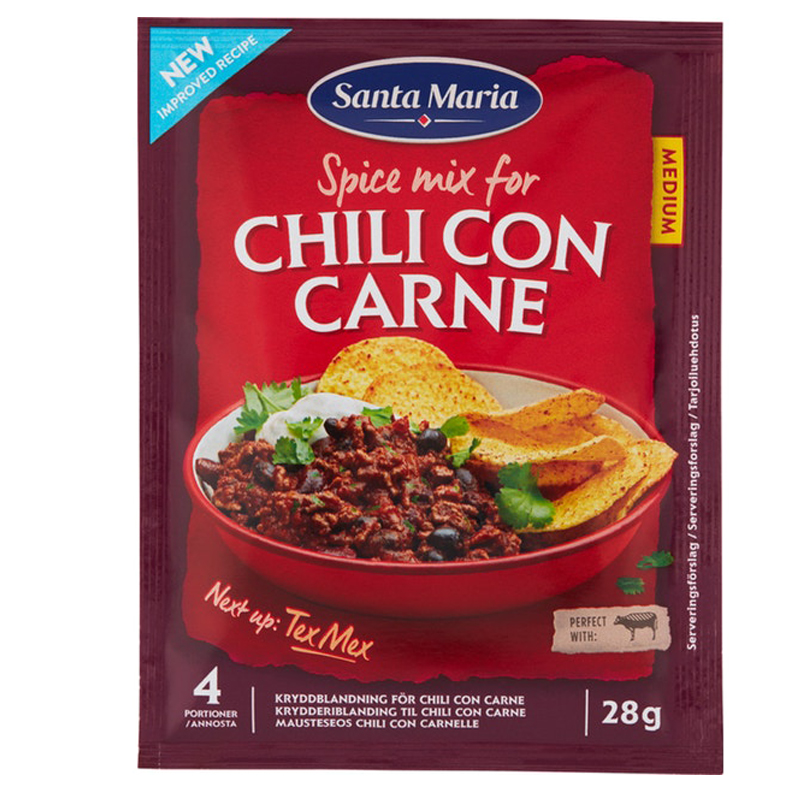 Mausteseos "Chili Con Carne" 28g - 2% alennus