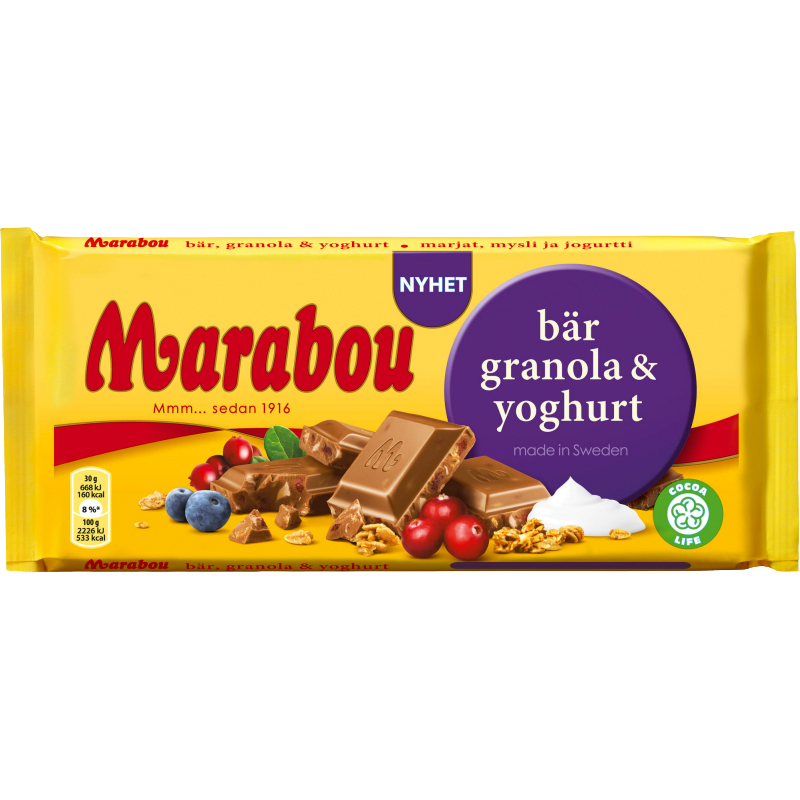 Suklaakakku, Marja, Granola & Jugurtti 200g - 57% alennus