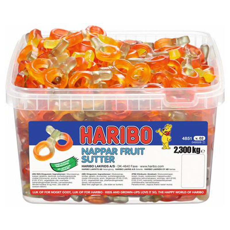 Karkkilaatikko "Hedelmätutit" 2,3kg - 20% alennus