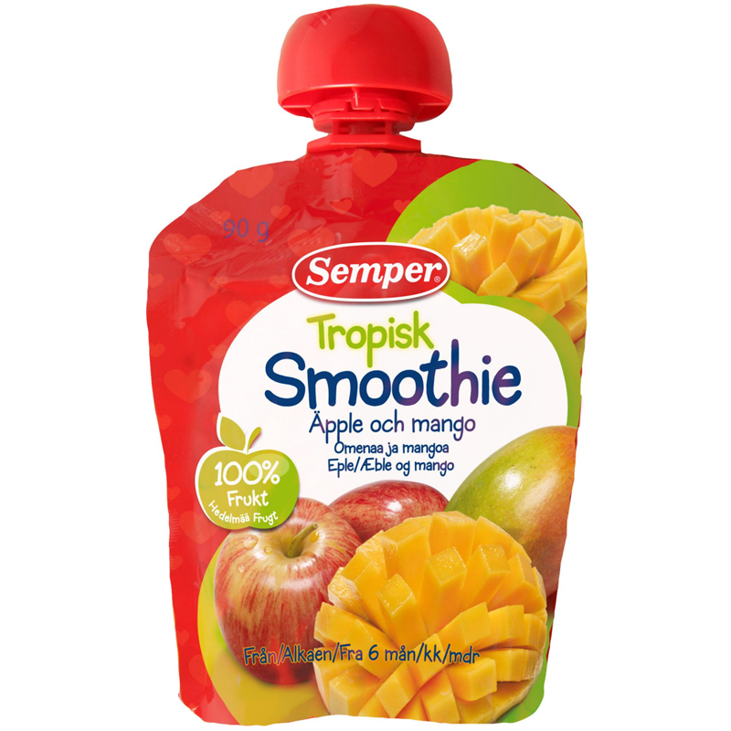Lasten Smoothie "Omenaa & Mangoa" 90g - 6% alennus